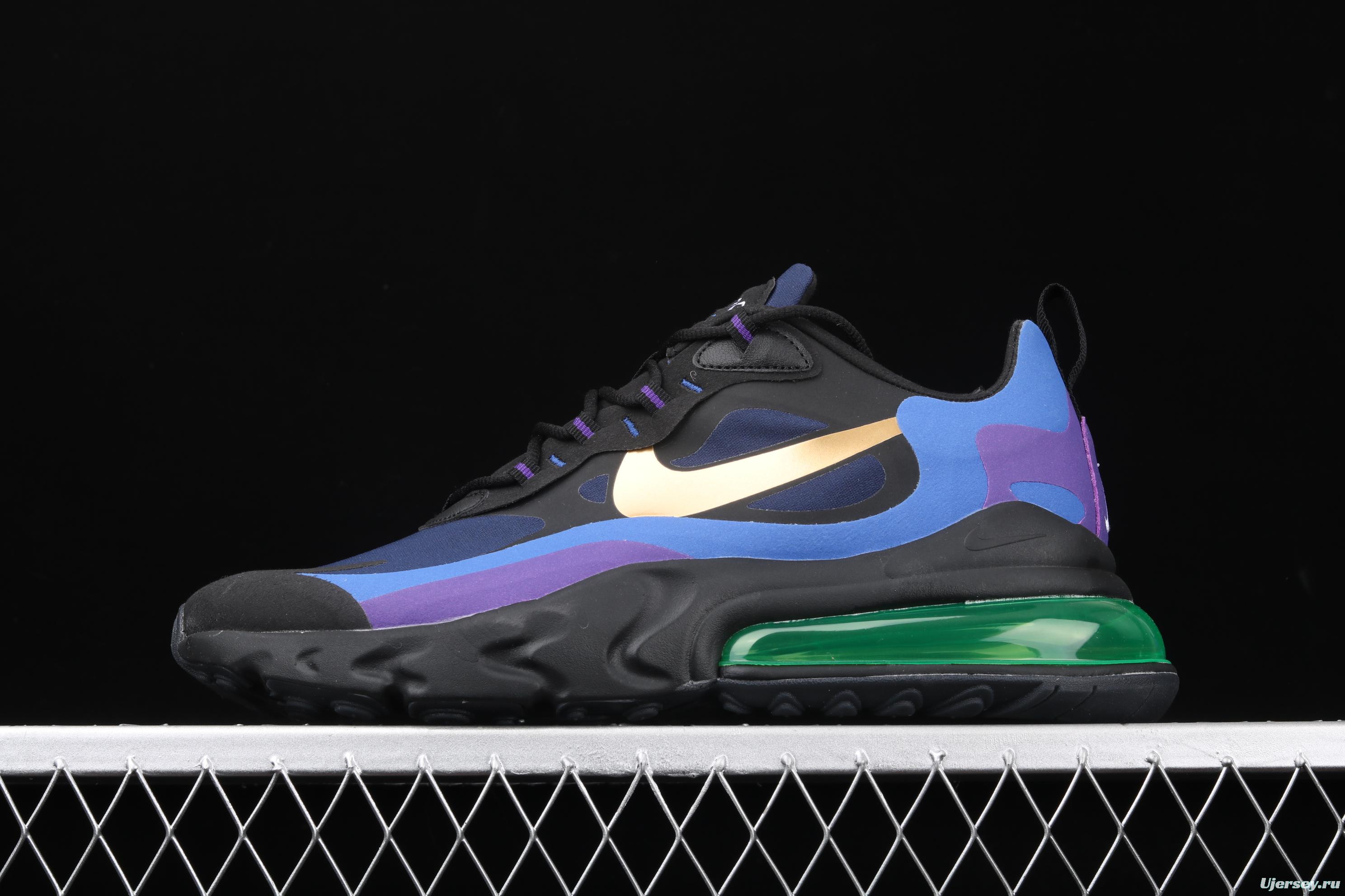 NIKE Air Max 270React new high-frequency mesh function half-palm air cushion cushioning running cloth shoes AO4971-005