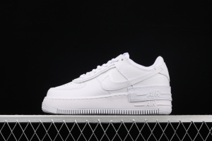 NIKE Air Force 1 ShAdidasow light weight heightened low-top board shoes CI0919-100