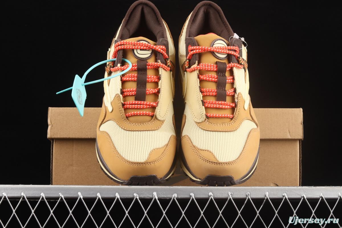 Travis Scoot x Nike Air Max 1 joint beige vintage casual running shoes DO9392-701