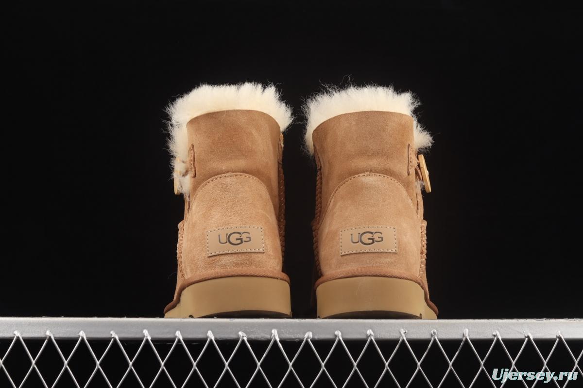 UGG Mini Bailey Button II wooden buckle help outdoor snow boots 1016422