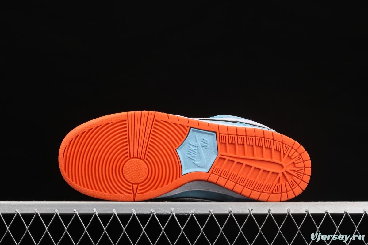 WE CLUB 58 x NIKE SB DUNK Low Pro Club 58 Gulf Slam Dunk Series low side leisure sports skateboard shoes BQ6817-401