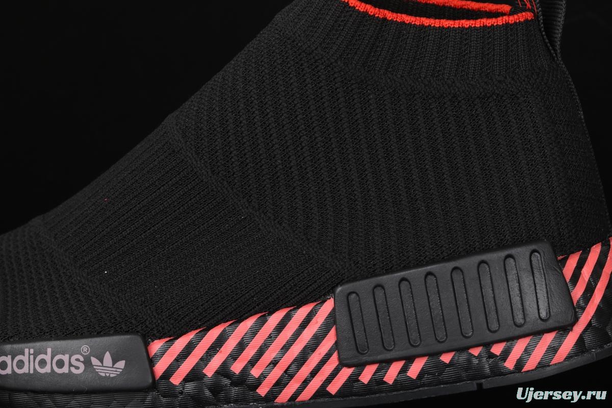 Adidas NMD CS1 competes for Cloud Black G27354 stretch knitted sock shoes
