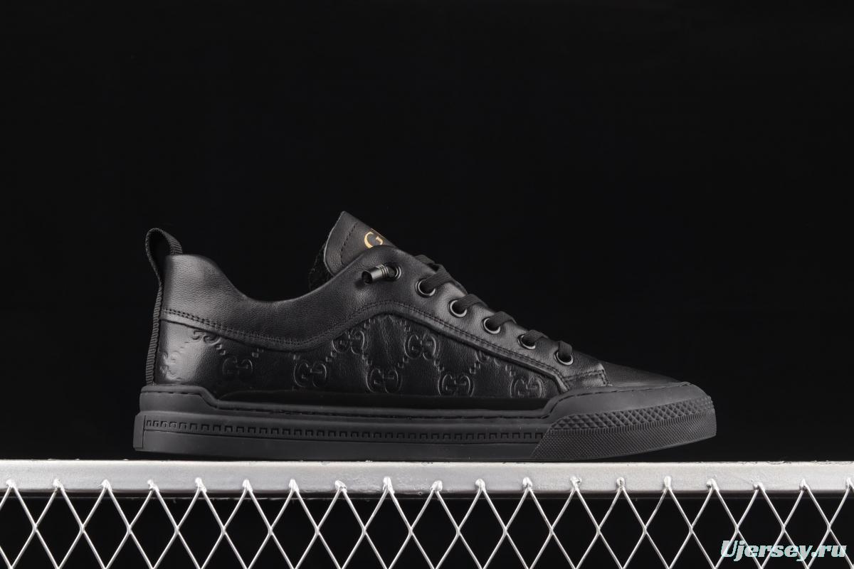 Gucci Screener GG High-Top Sneaker double G embossed leisure shoes series leisure board shoes 02JPO68302