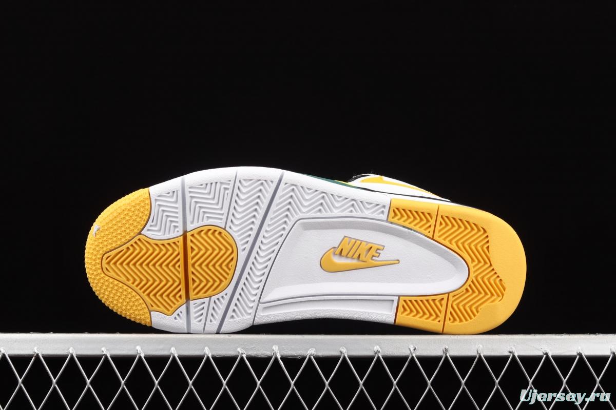 NIKE Air Flight 89 White Chrysanthemum Yellow Air cushion Basketball shoes CN0050-100