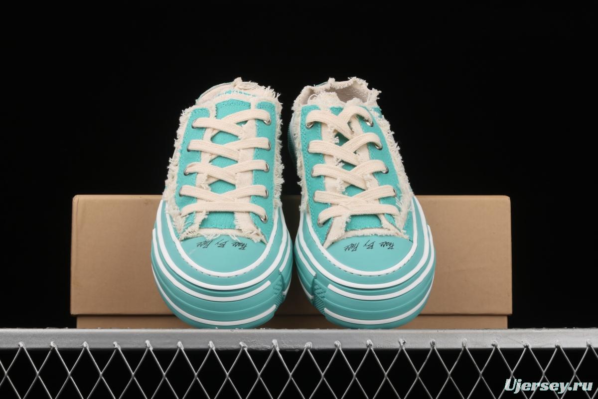 IMPACT x VESSEL G.O.P. LOW deconstructs overlapping thick-bottomed cork low-side heightened canvas vulcanized semi-tow