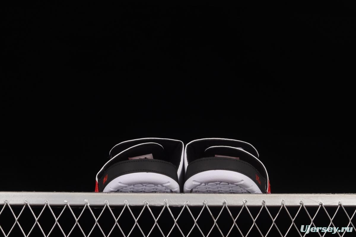 Air Jordan Hydro V Retro Flying Man Velcro Slippers 555501-101