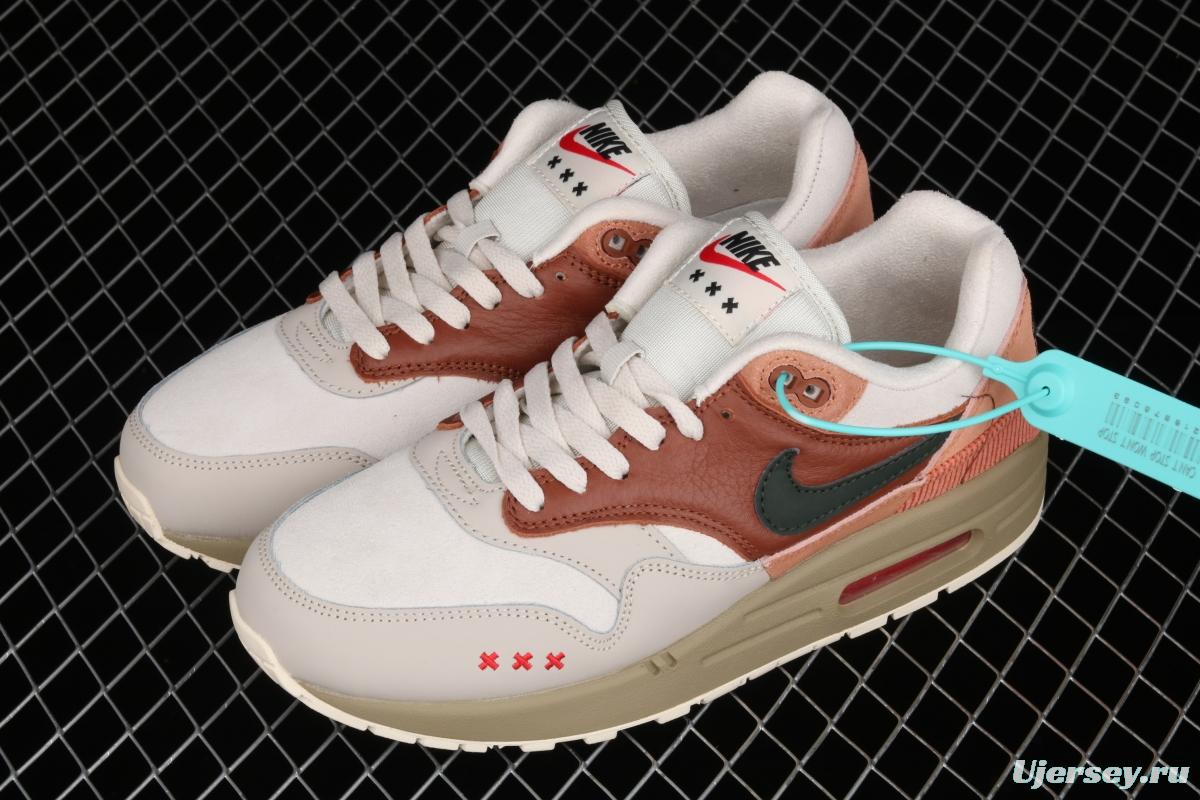 NIKE Air Max 1 half palm air cushion retro running shoes CV1638-200