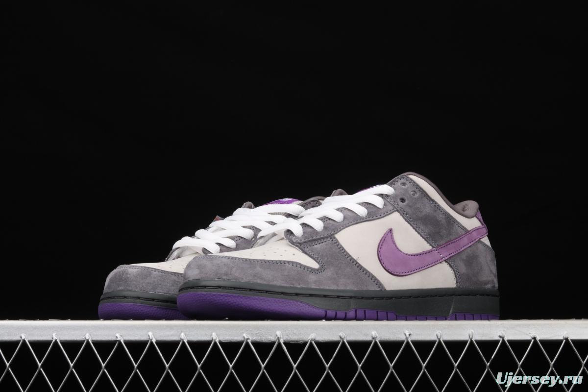 NIKE DUNK Low Pro SB Purple Pigeon purple pigeon leisure sports skateboard shoes 304292-051