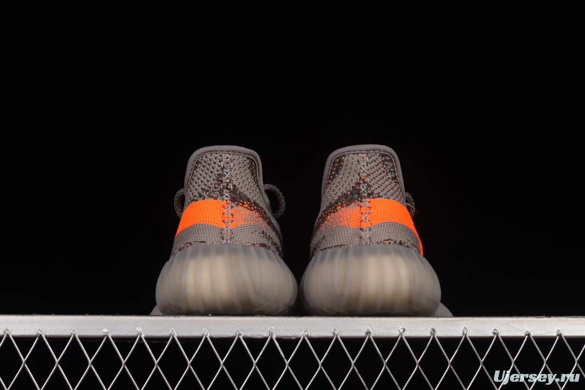 Adidas Yeezy 350 Boost V2 GW1229 Grey Orange Starry BASF Boost Original Bottom