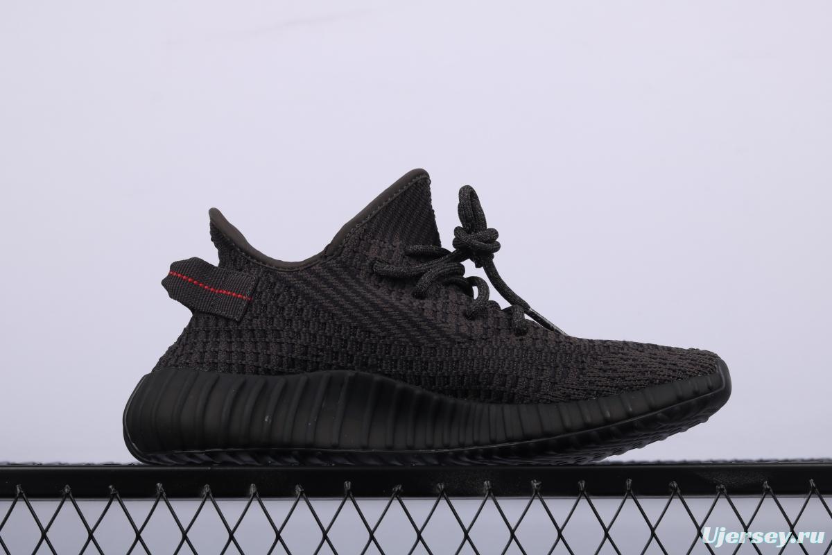 Adidas Yeezy 350 Boost V2 FU9006 Darth Coconut 350 second generation black angel hollowed-out silk color matching