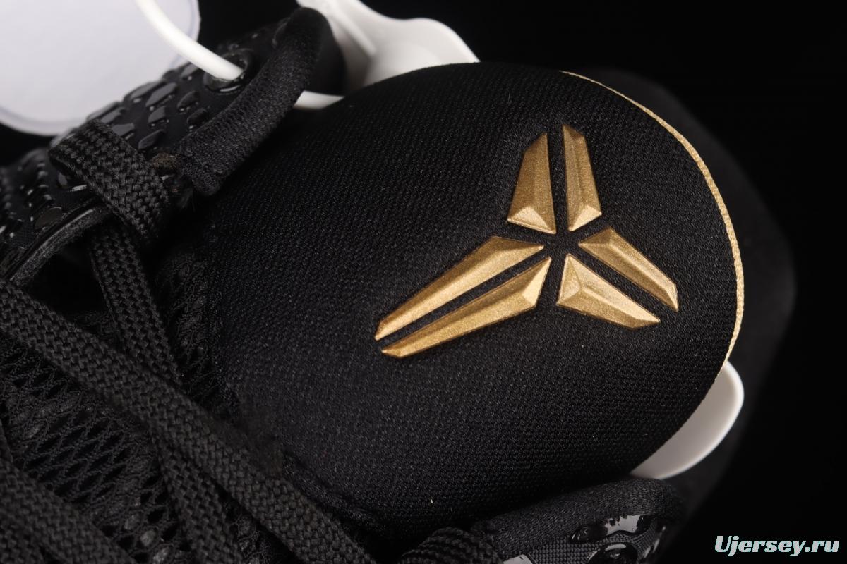 NIKE Kobe VI Protro 6 Kobe Bryant 6 generations of Black Golden Angel men's actual basketball shoes KB0824-127