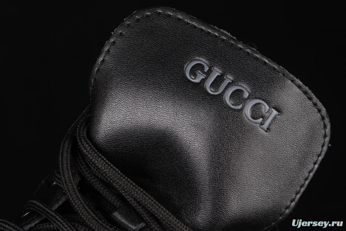 Gucci Screener GG High-Top Sneaker Gucci retro college style leisure Martin boots 02JPO605533