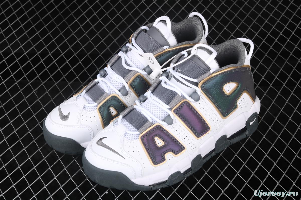 NIKE Air More Uptempo 96 QS Pippen Primary Series Classic High Street Leisure Sports Culture Basketball shoes CQ4583-100