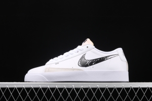 NIKE Blazer Low trailblazer graffiti hook retro low-top casual board shoes BQ4808-101,