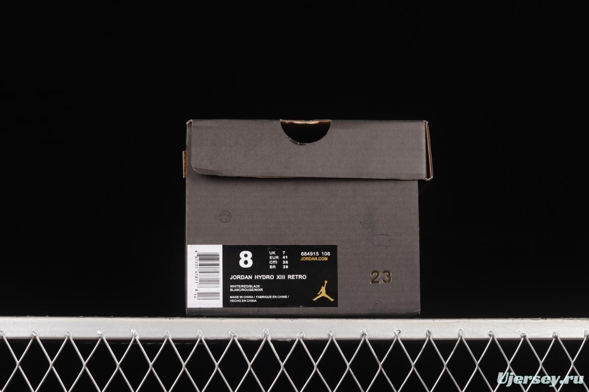 Air Jordan Hydro XIII Retro 3 3 Trapeze Velcro Slippers 684915-106