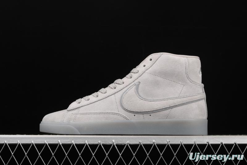 Reigning Champ x NIKE Blazer Mid Retro defending champion joint top suede 3M reflective high-top board shoes AV9375-005