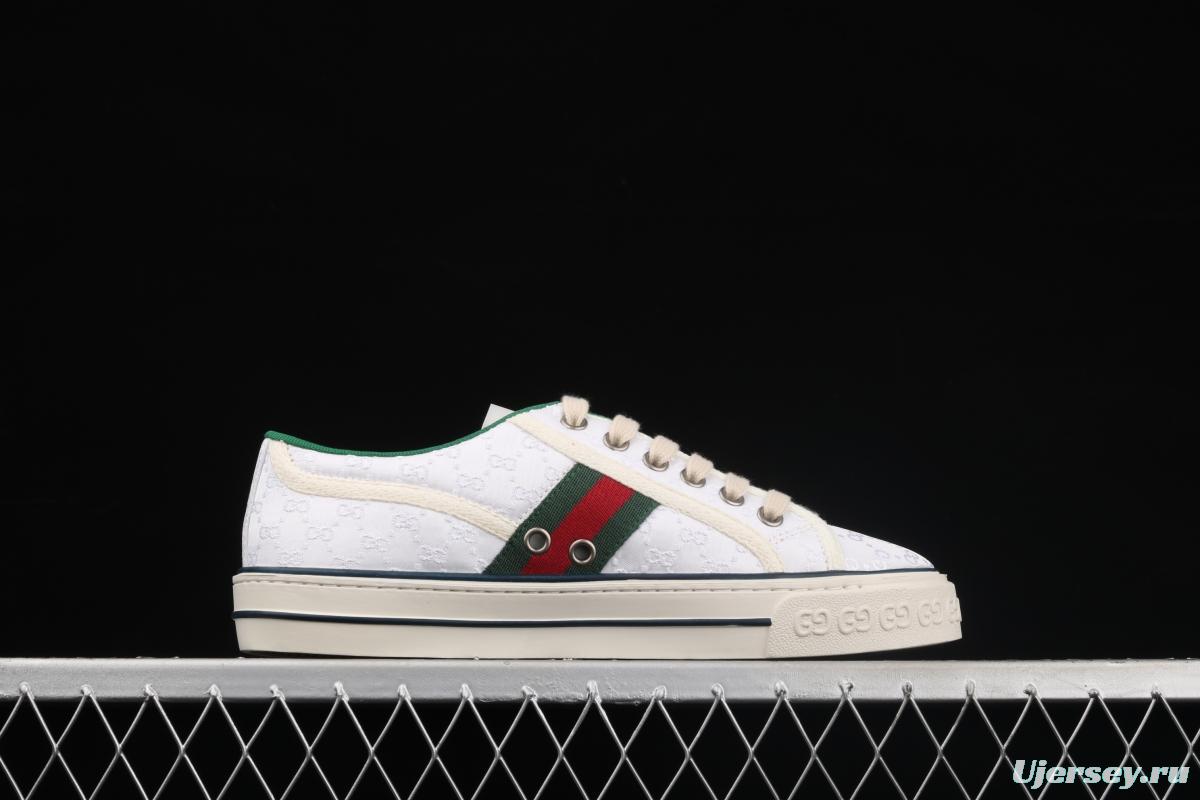 Gucci Tennis 1977 Print Sneaker canvas printed retro leisure sports board shoes