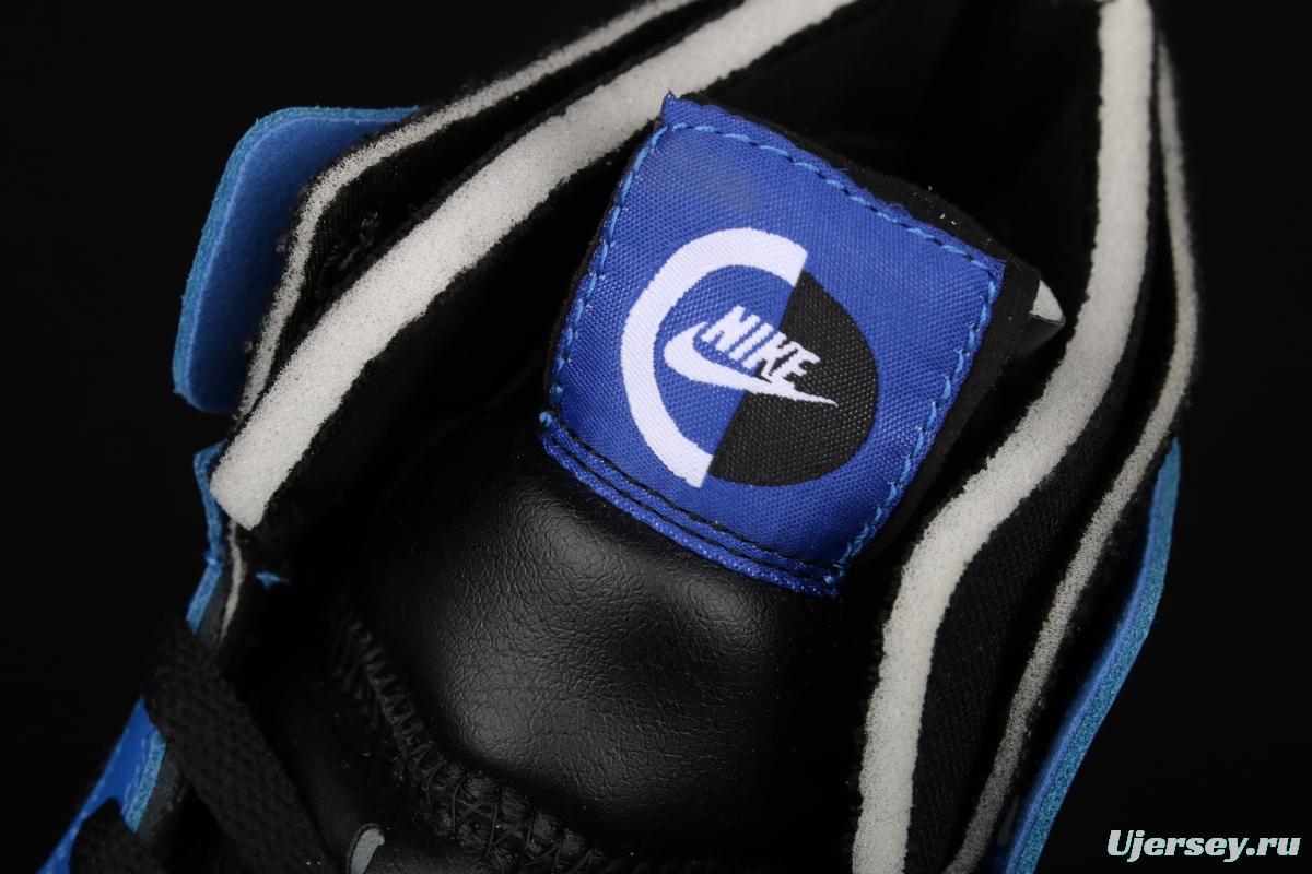 Air Jordan 1 Zoom Comfort SE Hyper Royal metal rivets black and blue CZ1360-401