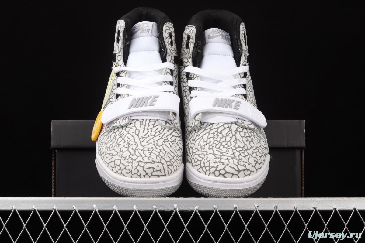 Jordan Legacy 312 white burst color matching Velcro three-in-one board shoes AV3922-100