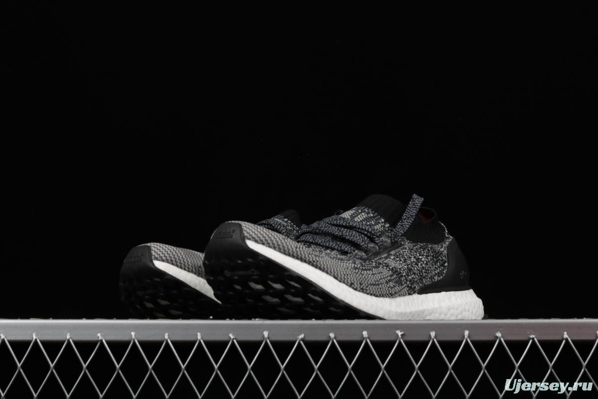 Adidas Ultra Boost Uncaged LTD Triple Black BB3900 socks and shoes