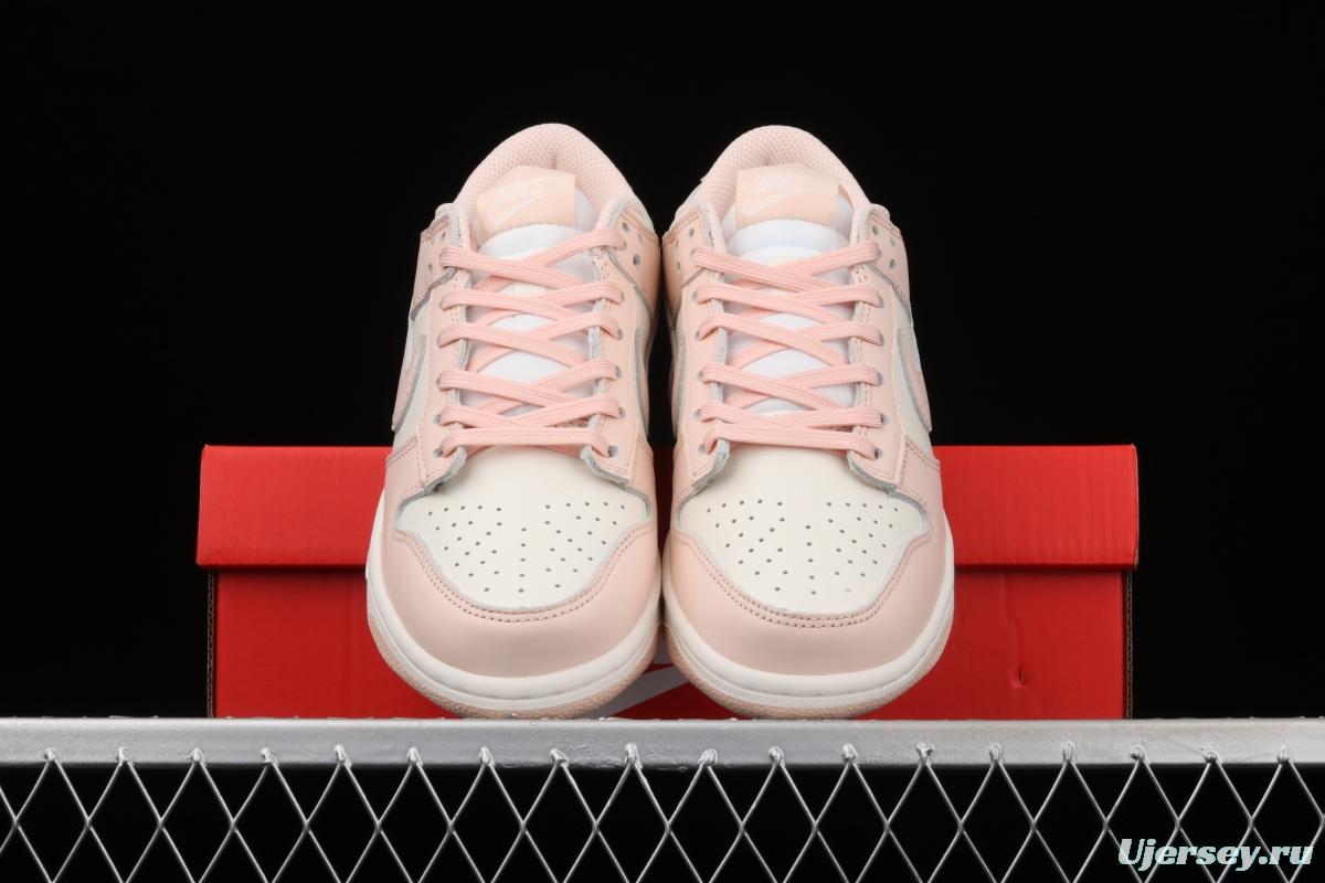 NIKE SB DUNK Low Orange Pearl Slam Dunk Series Cherry Blossom Pink Pearl low-side leisure sports skateboard shoes DD1503-102