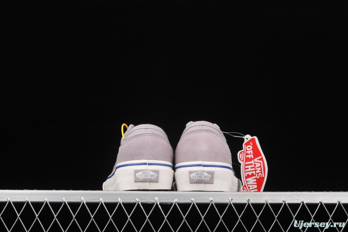 Vans Old Skool taro purple side stripes low-edge light canvas shoes VN0A54F44U1