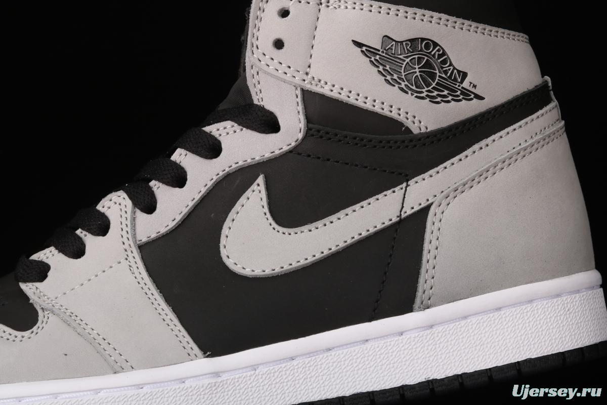 Air Jordan 1 High Gao Bang Gray Panda 555088-035