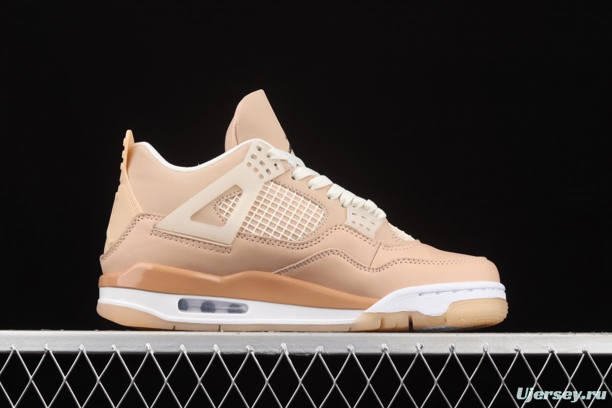 Air Jordan 4 Shimmer khaki light color DJ0675-200