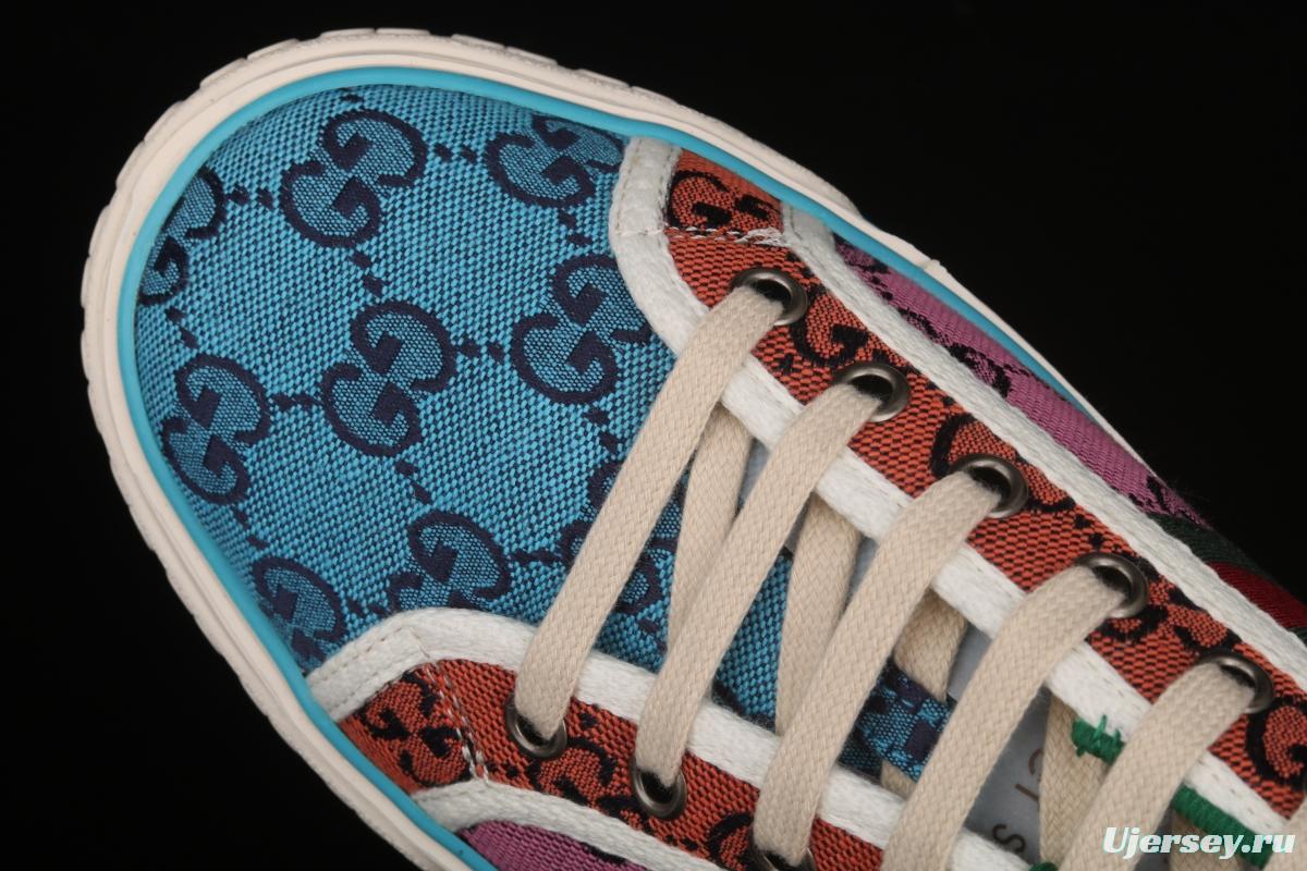 Gucci Tennis 1977 Print Sneaker canvas printed retro leisure sports board shoes 2UZ604275