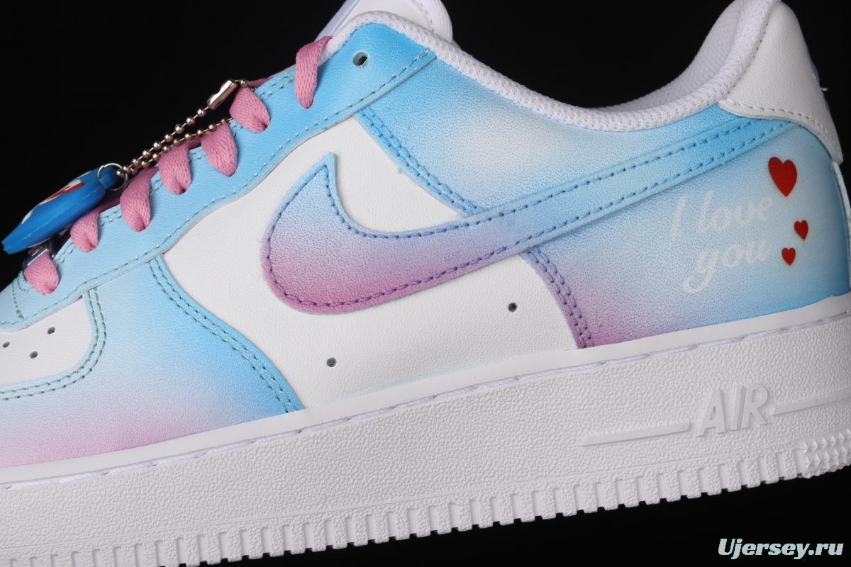 NIKE Air Force 11607 Low Valentine's Day Limited colorful low upper shoes CW2288-111,