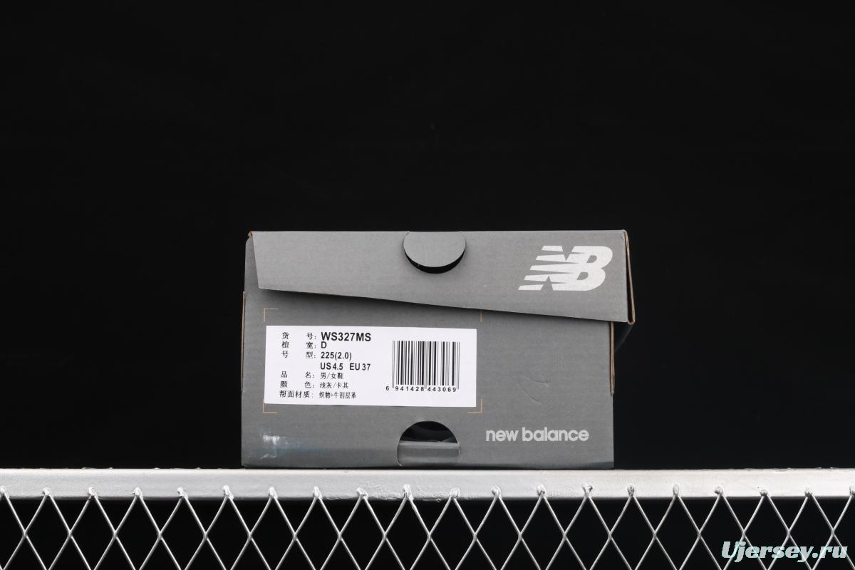 New Balance MS327 series leather retro leisure sports jogging shoes WS327MS