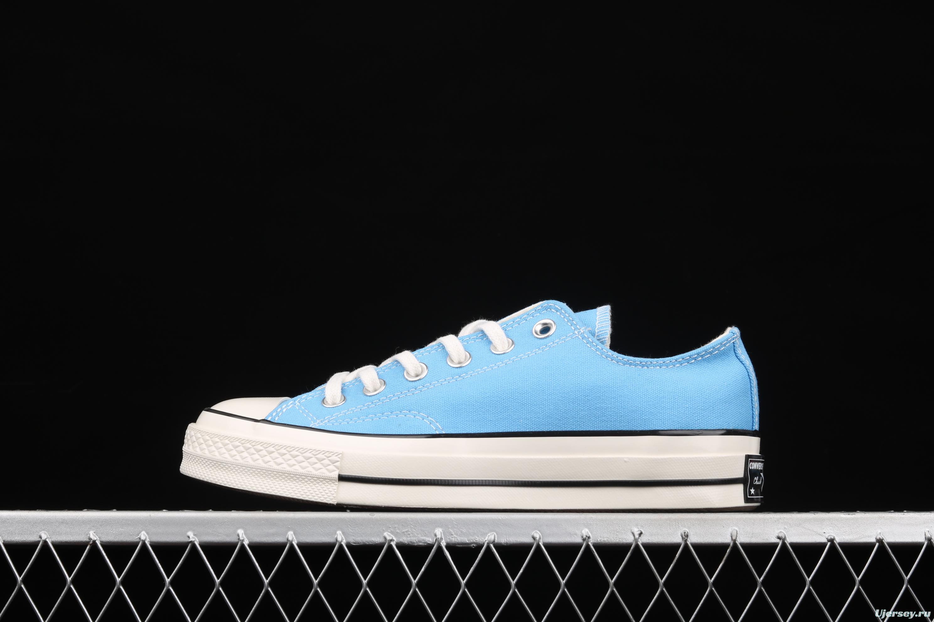 Converse Chuck 70s new spring color lake water blue matching low-top casual board shoes 171569C