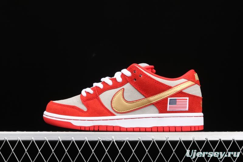 NIKE SB DUNK Low Nasty Boys American Flag Slam Dunk Series retro low-gang leisure sports skateboard 304292-610