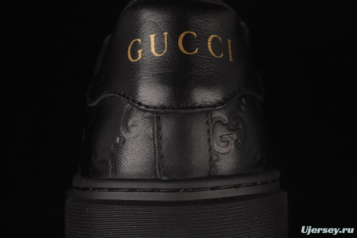 Gucci Screener GG High-Top Sneaker double G embossed leisure shoes series leisure board shoes 02JPO68305