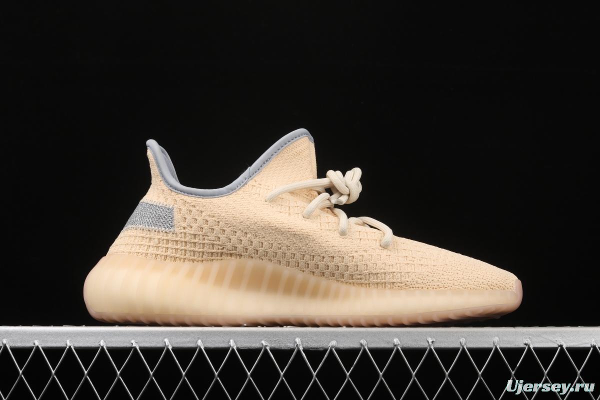 Adidas Yeezy Boost 350 V2 Linen FY5158 Darth Coconut 350 second generation flax full star BASF popcorn