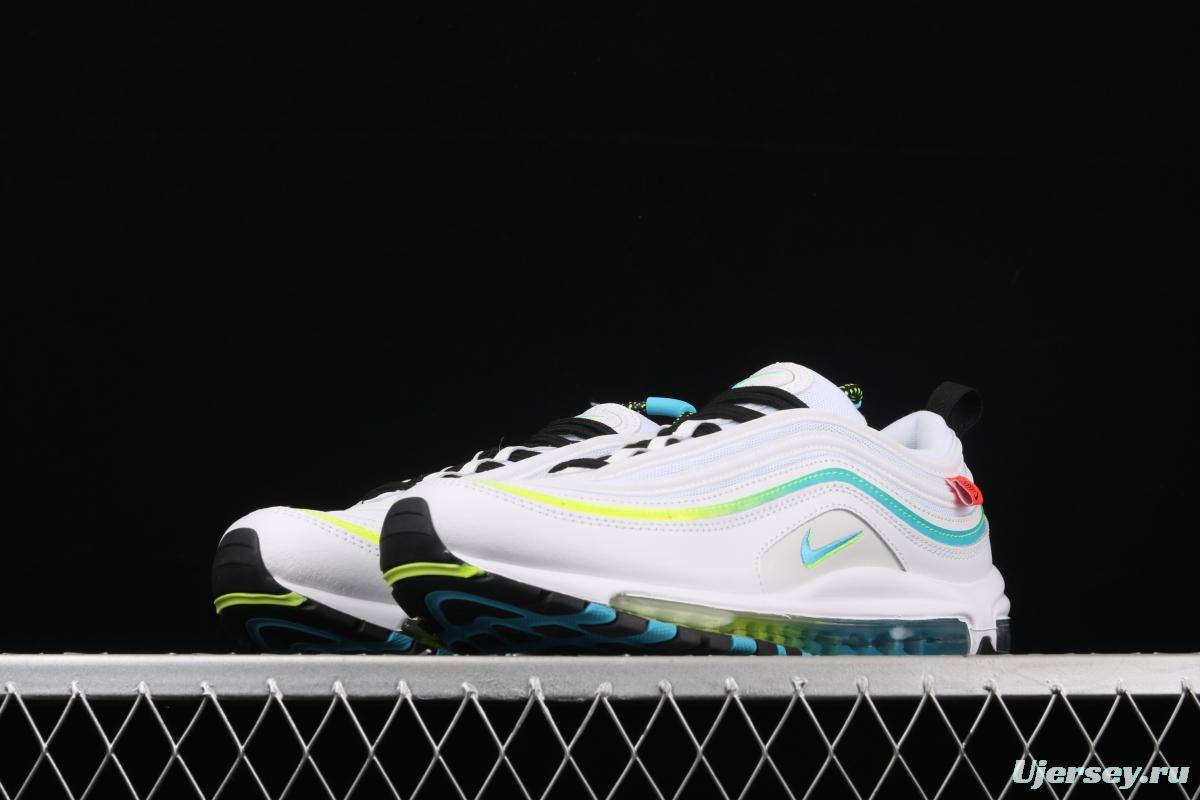 NIKE Air Max 97 2020 New Environmental Earth themed half-palm Air cushion running shoes CZ5607-2020
