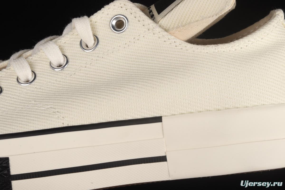 Converse x DRKSHDW international famous designer RickOwens launched a joint series of low-top casual board shoes A00134C