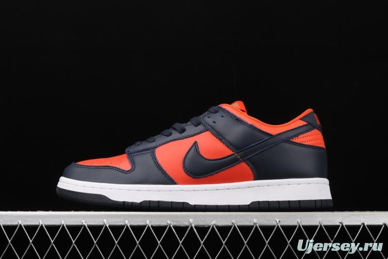 NIKE SB DUNK Low SP Fanta color matching head layer low side leisure sports board shoes CU1727-800