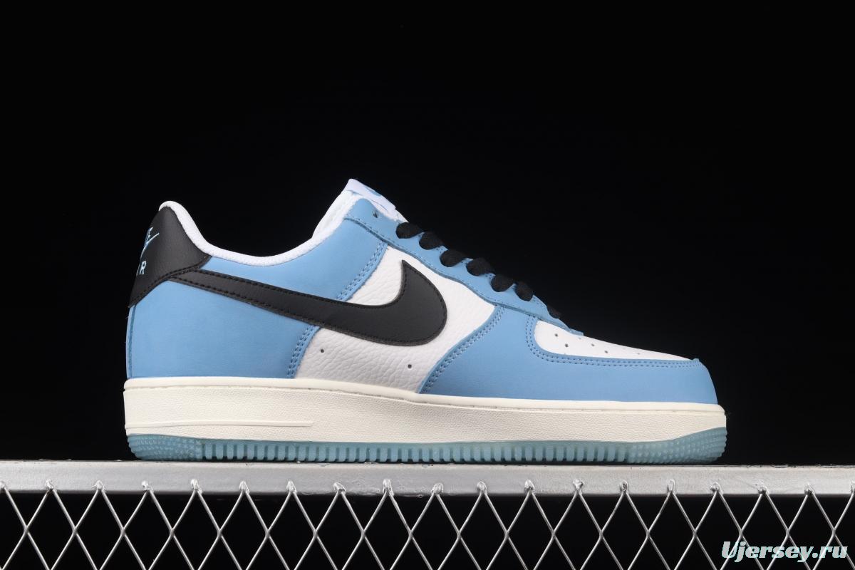 NIKE Air Force 11607 Low University Blue university blue low top casual board shoes 556088-136