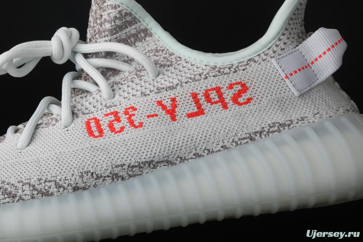 Adidas Yeezy 350V2 Real Boost Basf B37571 Darth Coconut 350 second generation combustible ice blue zebra BASF Boost
