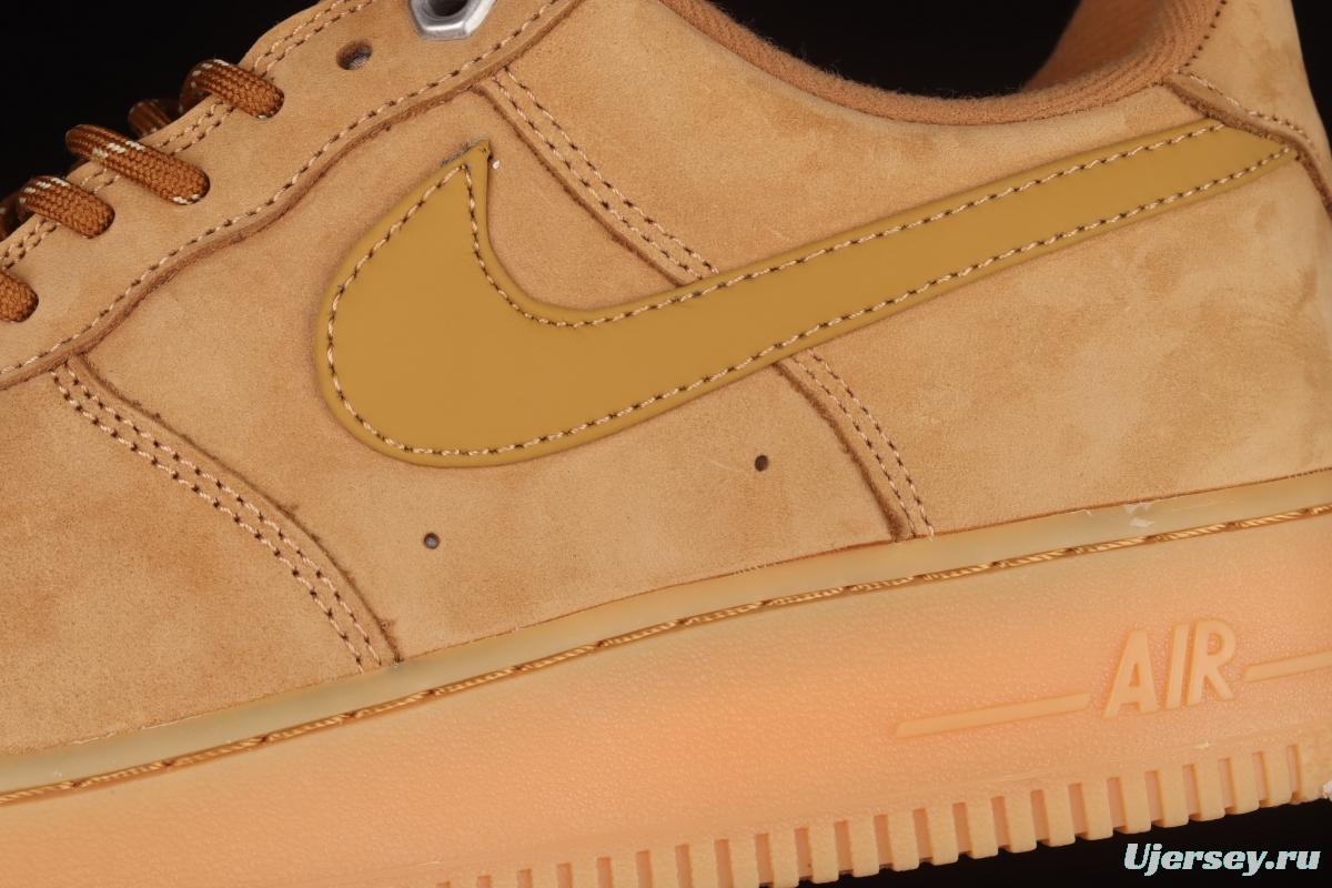 NIKE Air Force 1'07 WB AF1 suede wheat color head low upper board shoes CJ9179-200