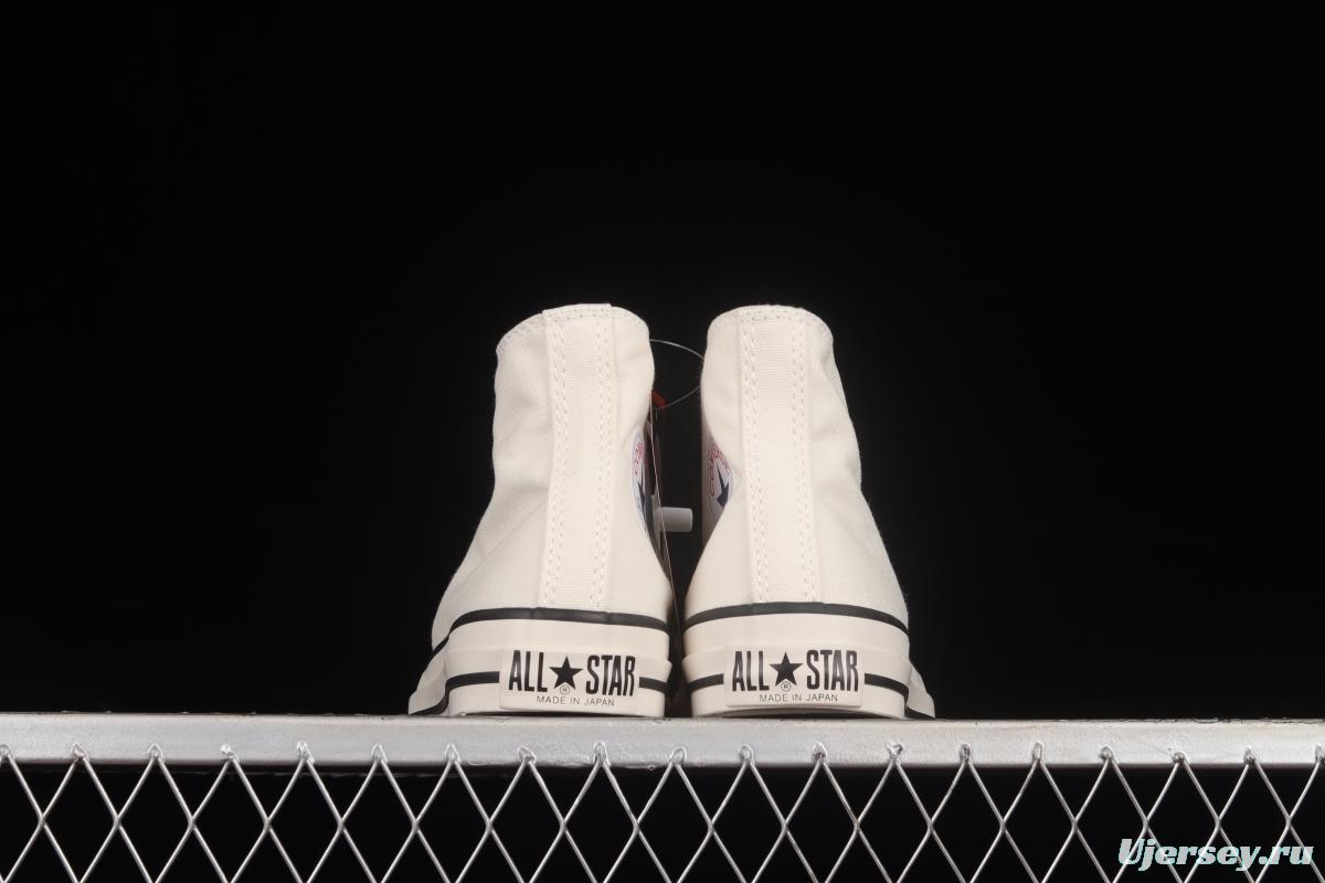 Converse All Star J 1980s Converse high-end branch line Japanese-made classic high-top sneakers