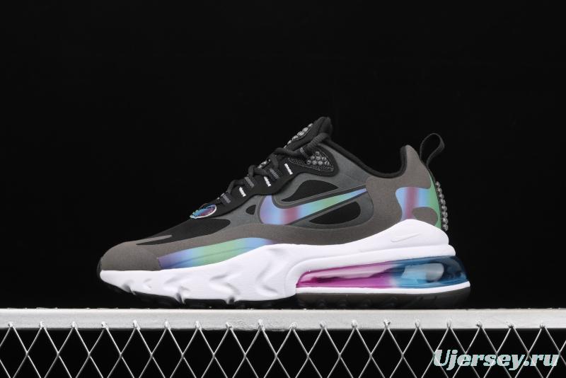 NIKE Air Max 270React new high-frequency mesh function half-palm air cushion cushioning running cloth shoes CT5064-001