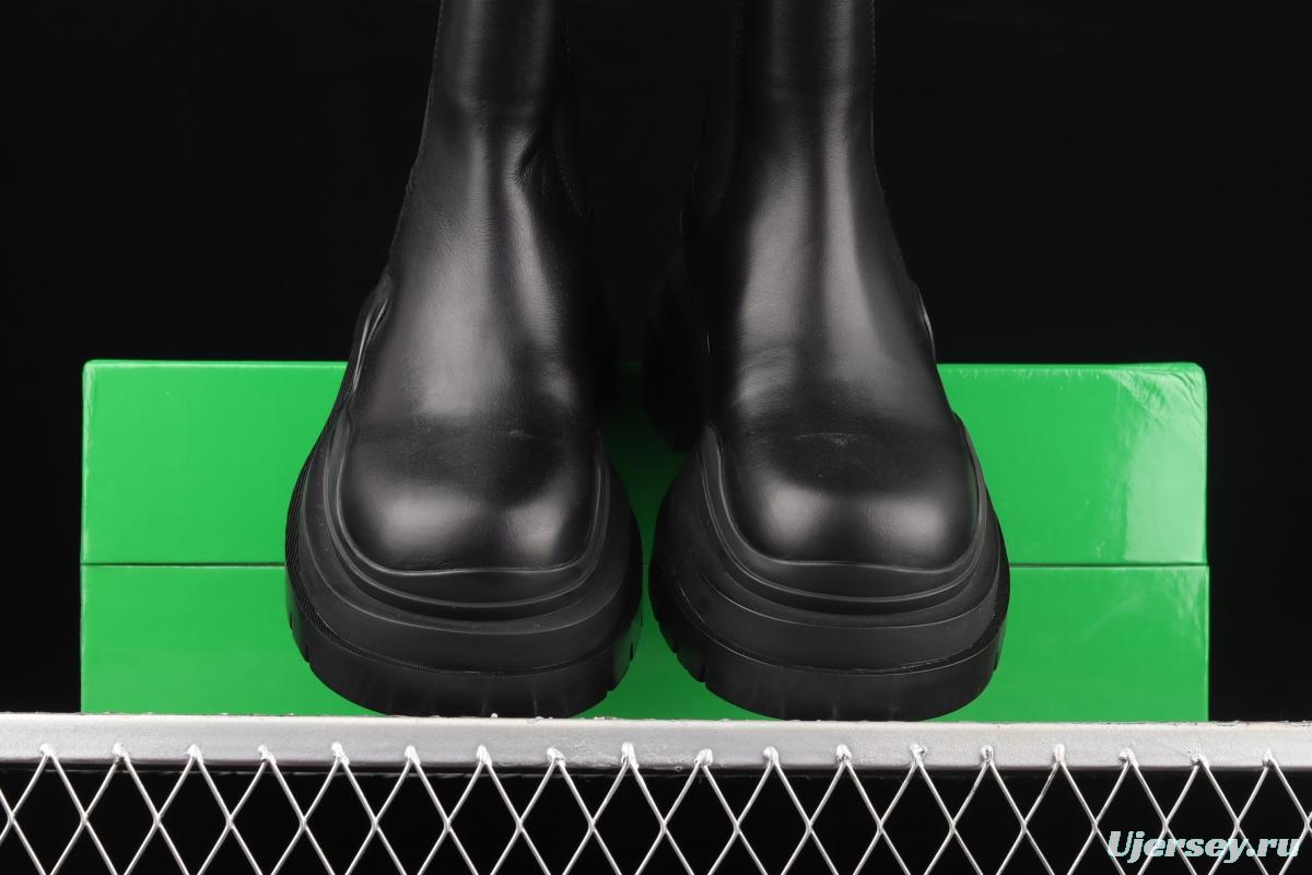 Bottega Veneta high-top casual leather boots