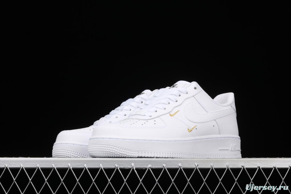 NIKE Air Force 1o07 Low cross-label small hook litchi pattern low-top casual board shoes CT1989-100