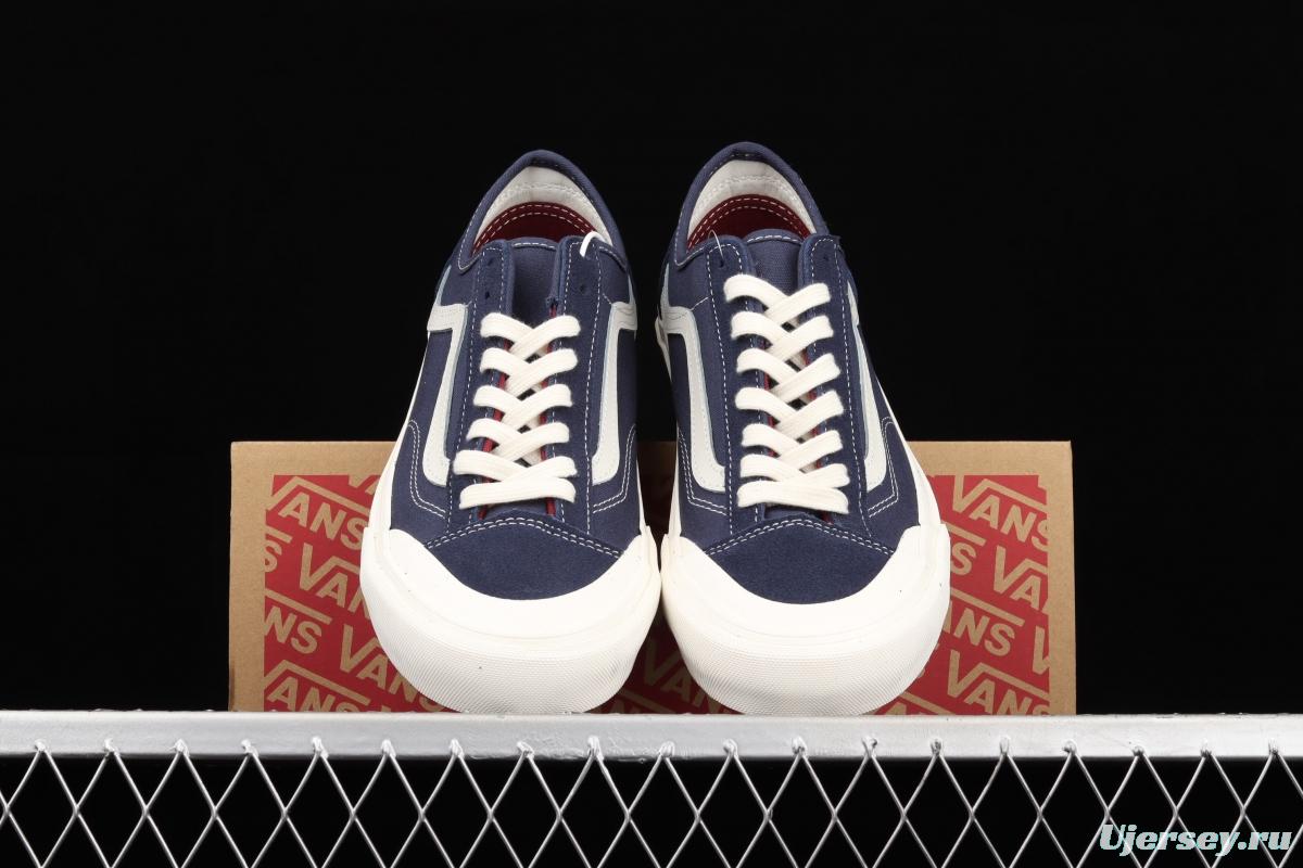 Vans Style 36 Cecon SF PEACEMINUSONE Baotou Tibetan Blue Leisure Board shoes * Whale low top casual shoes VN0A3MVLUBA