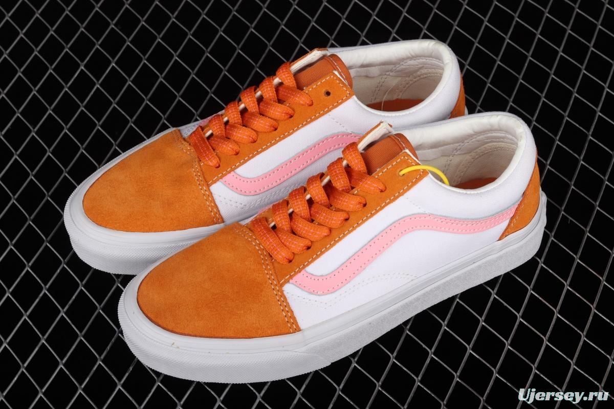 Vans Old Skool official website correct version 2021 orange soda 2.0low-top casual board shoes VN0A38G19XE