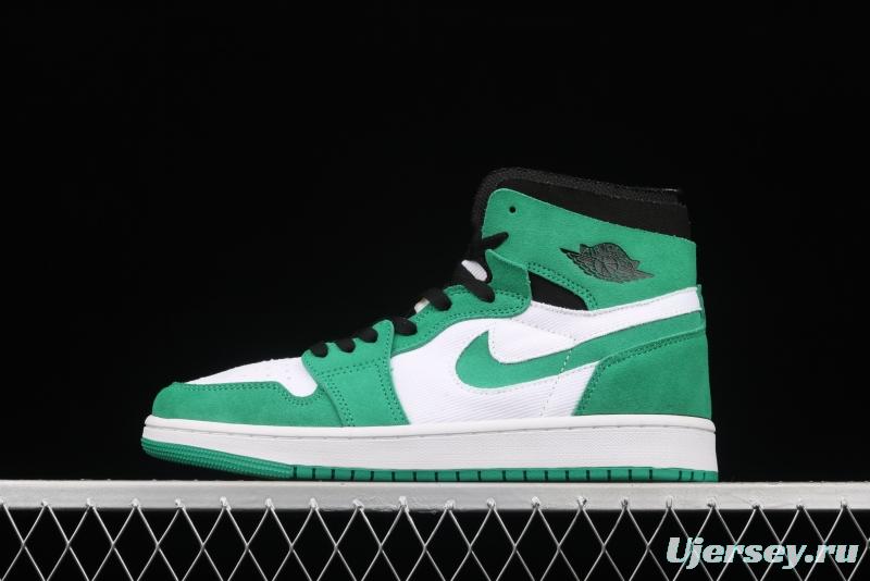 Air Jordan 1 Zoom CMFT StAdidasium Green white and green splicing CT0978-300