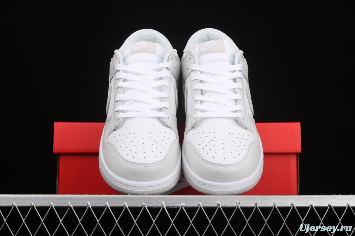 NIKE SB DUNK Low dunk series white light gray color matching low-side leisure sports skateboard shoes DD1503-103