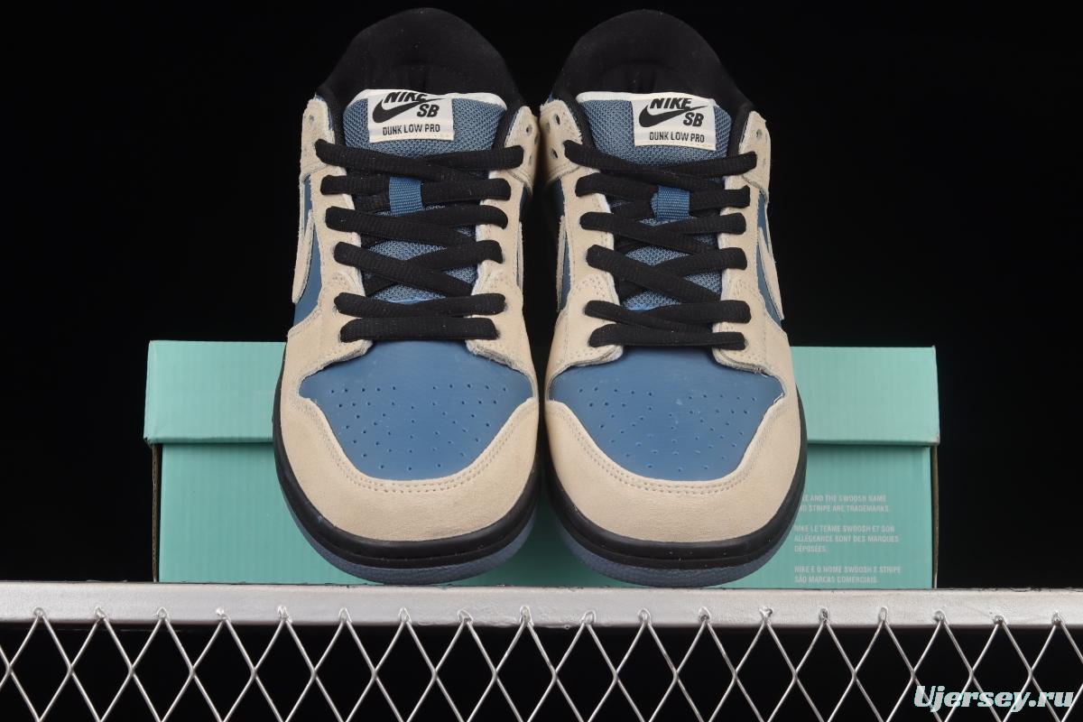 NIKE DUNK Low SB Pro blue and white dunk series low-top casual sports skateboard shoes BQ6817-200